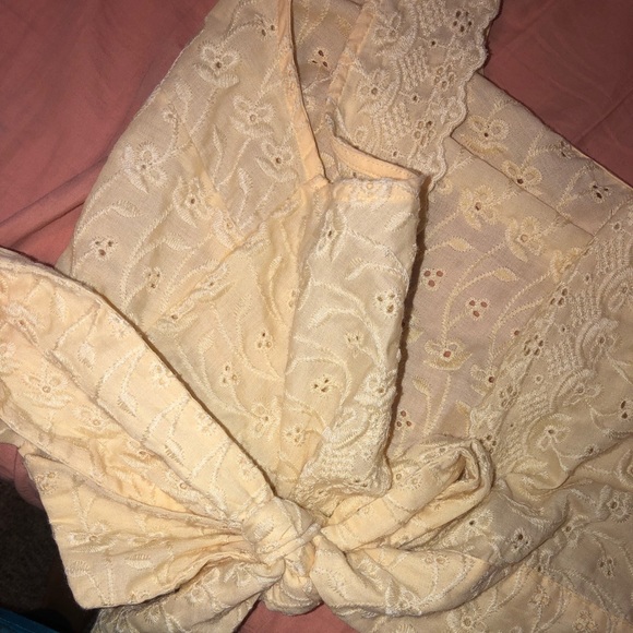 pacsun open back yellow top - Picture 3 of 3